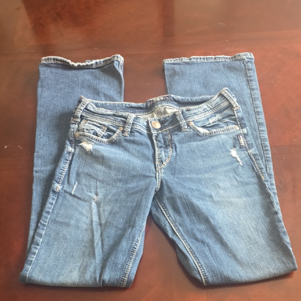 Silver Jeans Size 27x33 Suki Boot Cut